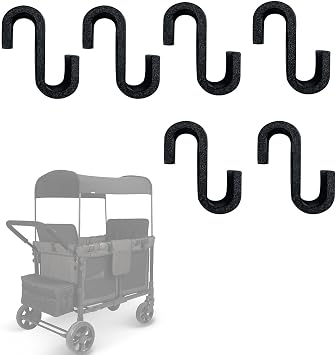 Multipurpose Side Hook Compatible with Wonderfold Wagon Durable and Load-Bearing Hook Compatible with Wonderfold Wagon W4 6