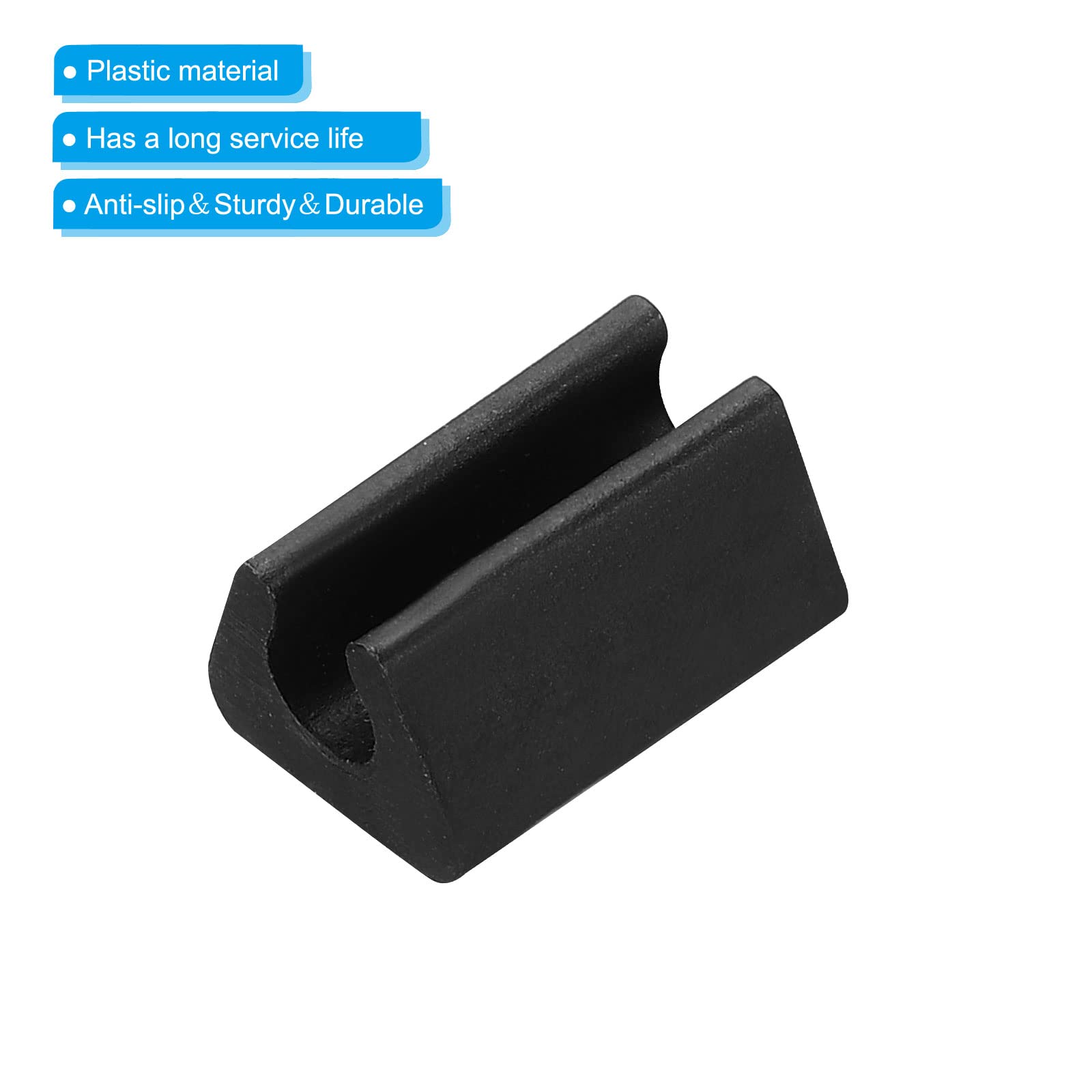 50 Pack Kitchen Sink Rack Feet - Plastic Protective Bumpers, 4.8mm ID X 9.5mm OD, White, Replacements For Sink Grid