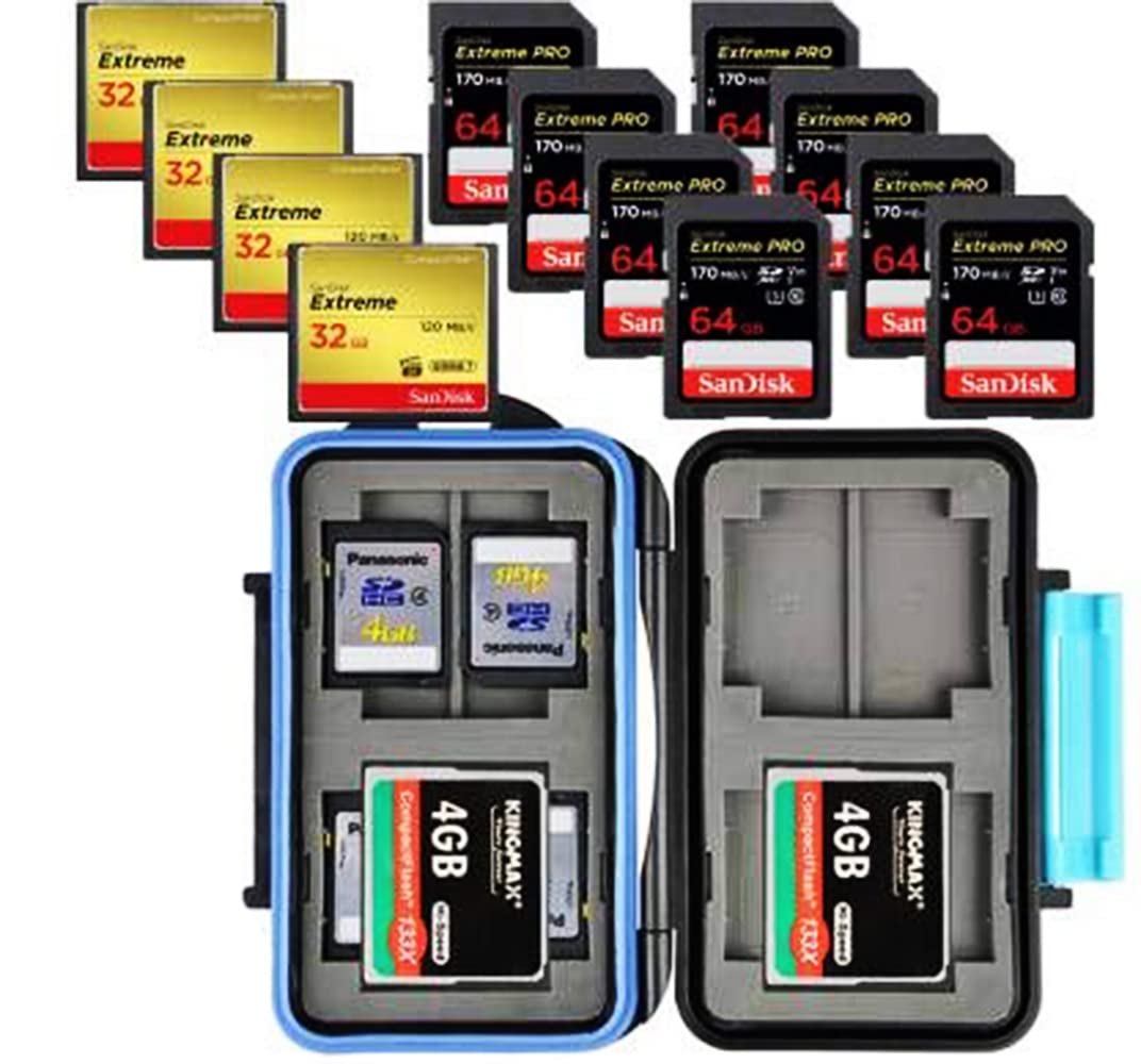 Hanumex Memory Card Storage Case, 24-Slot, Waterproof and Shockproof, for SD/CF/Micro SD Cards-image-6