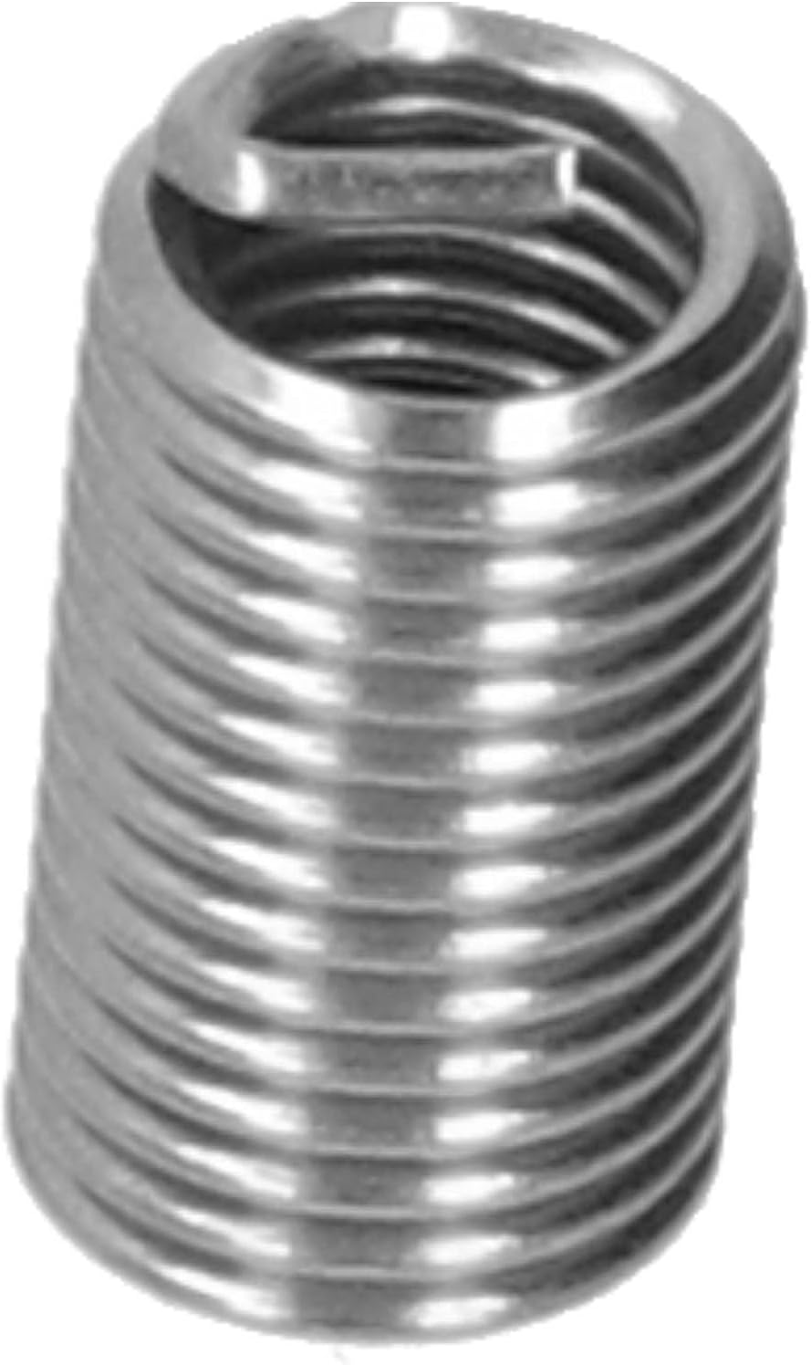 100 PCS Thread Repair Insert, M6 x 1 Helicoil Metric Thread Sleeves, Stainless Steel Wire Thread Sheaths with Different Length to Choose for Thread Repair(18mm)