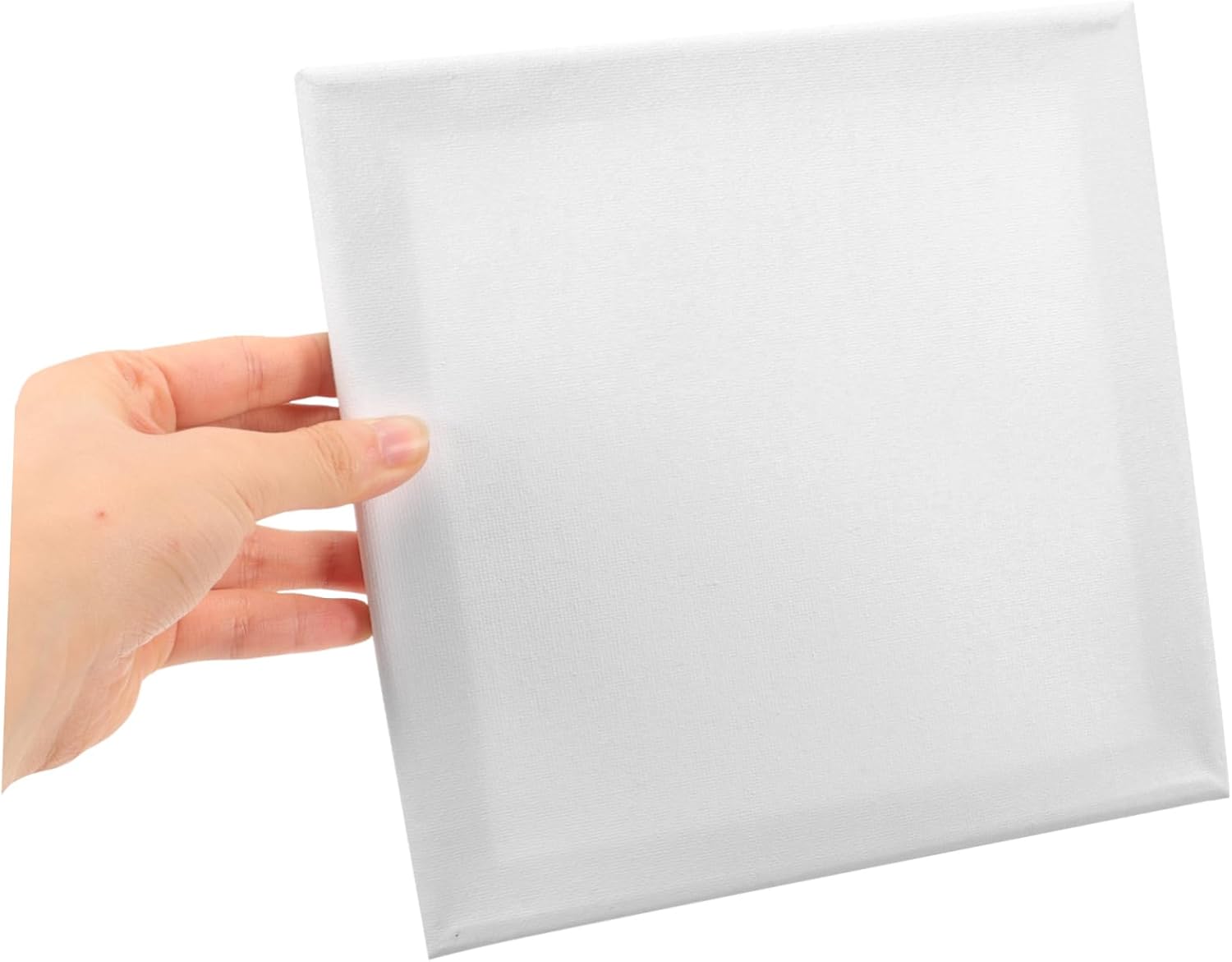 6pcs Unfinished Canvas Painting Boards Fabric Draw Supply for Oil Painting Canvas Panels