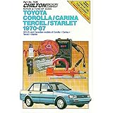 toyota starlet 1980  Chilton\'s Toyota Corolla, Carina, Tercel, Starlet, 1970-1987