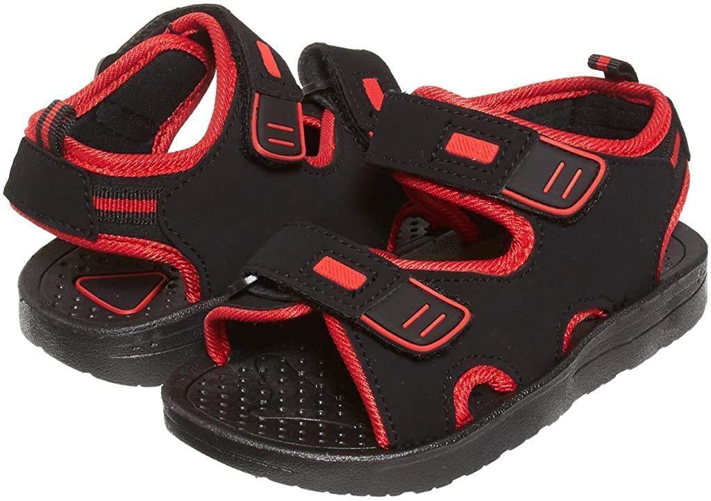 Boys Double Adjustable Strap Lightweight Sandals
