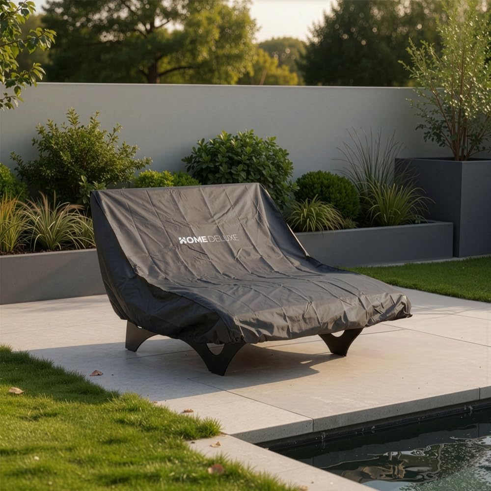 Home Deluxe - Regenabdeckung Waldsofa Cape/NIRA - 150 x 170 cm - Witterungsbeständig | Abdeckplane, Gartenmöbel-Schutzhülle