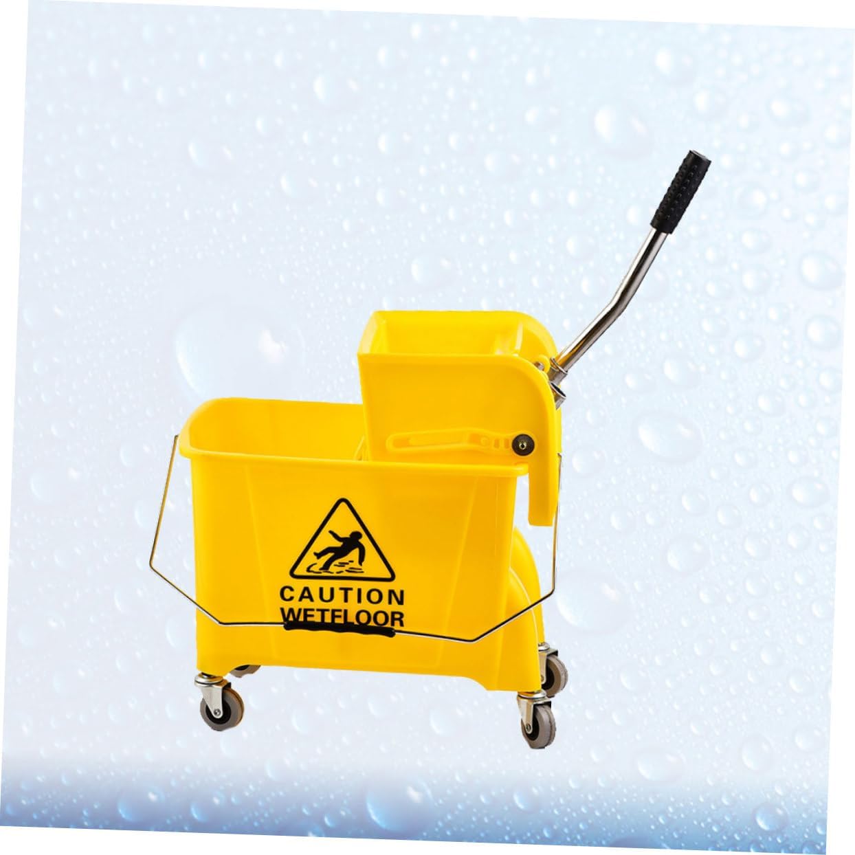 Vaguelly Mop Bucket Alternative Capacity Wheel Mop Bucket Side Press Design for Commercial Use