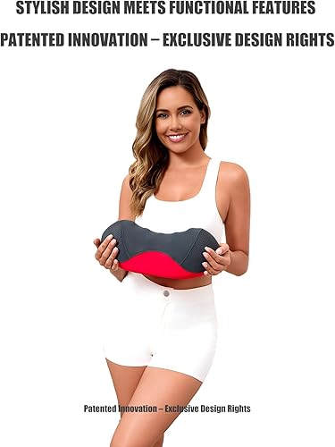 Miniatura 8 de Bespilow Almohada cervical patentada de doble capa, parte superior cómoda + base de espuma viscoelástica firme, soporte ergonómico de contorno,