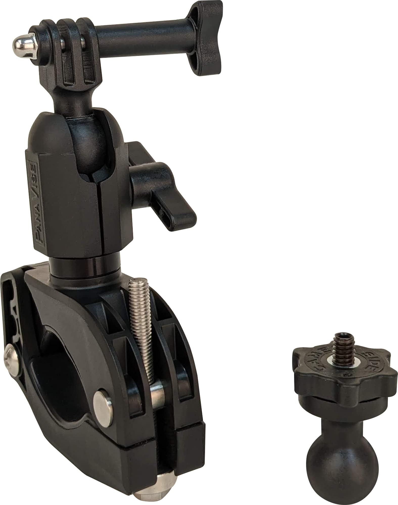 PanaVise 13250 BarGrip XL Action Camera Bar Mount, Black