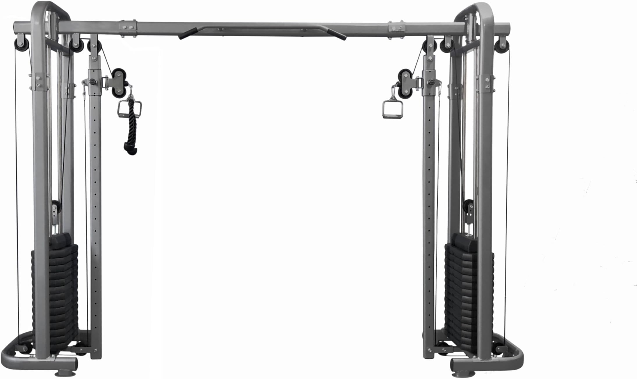 Fit4home 180kg Cable Crossover Machine With Pull Up Bar Large Swivel Pulley Wheels Home Gym Workout | TF-71502