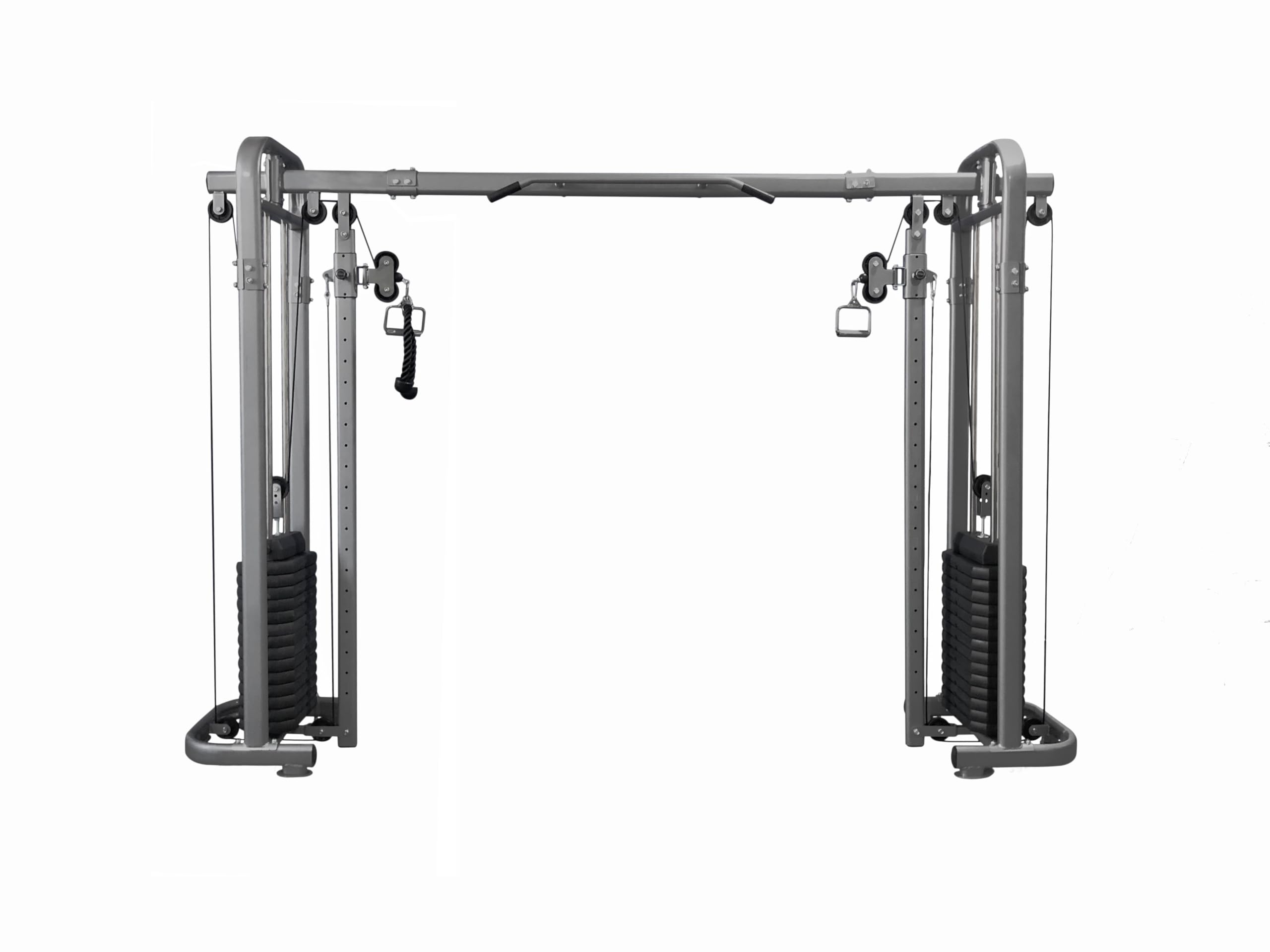 Fit4home 180kg Cable Crossover Machine With Pull Up Bar Large Swivel Pulley Wheels Home Gym Workout | TF-71502