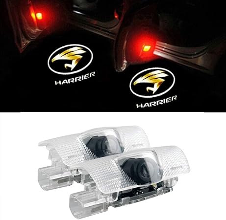 Amazon Geeandly 車用 カーテシーランプトヨタ ハリアー 30 60系 ロゴ 高輝度のledチップ カーテシライト ドアライト 2個セットドア 前後左右取り付け可能 角度調整機能付き 適合 Harrier 2 カーテシーランプ 車 バイク