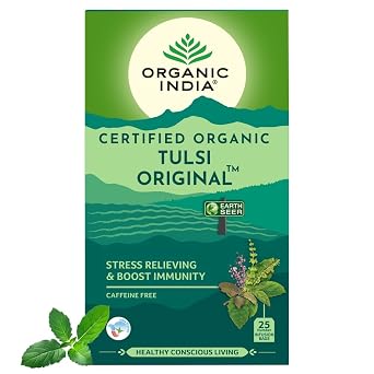 ORGANIC INDIA Organic Tulsi Original Tea، 25 CT