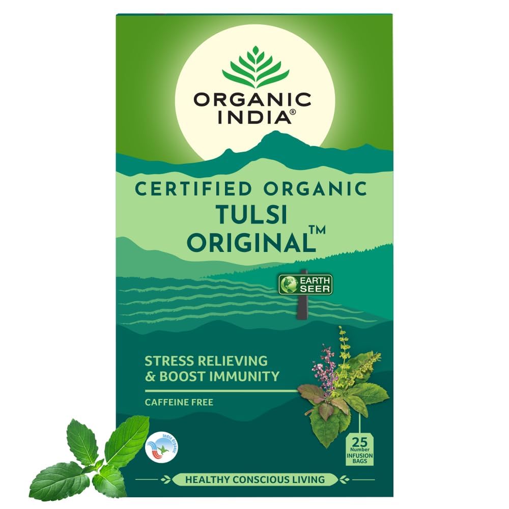 ORGANIC INDIA Organic Tulsi Original Tea, 25 CT