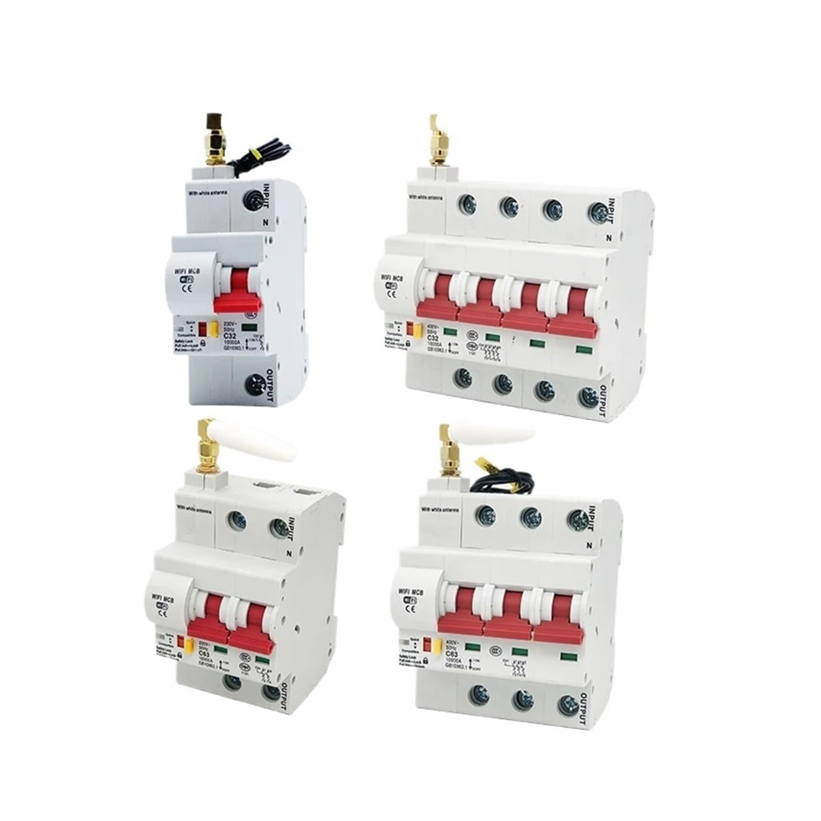TYEXCZARF 1PCS 1P/2P/3P/4P 125A Circuit breaker/Switch overload/short circuit protection(2P)