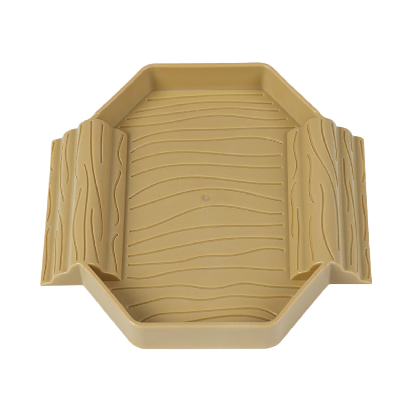 Food Bowl for Turtles, Non-Slip Bowl for Reptiles – Decorative Bathtub with Ramp for Turtles, Lizards, Terrarium Accessory