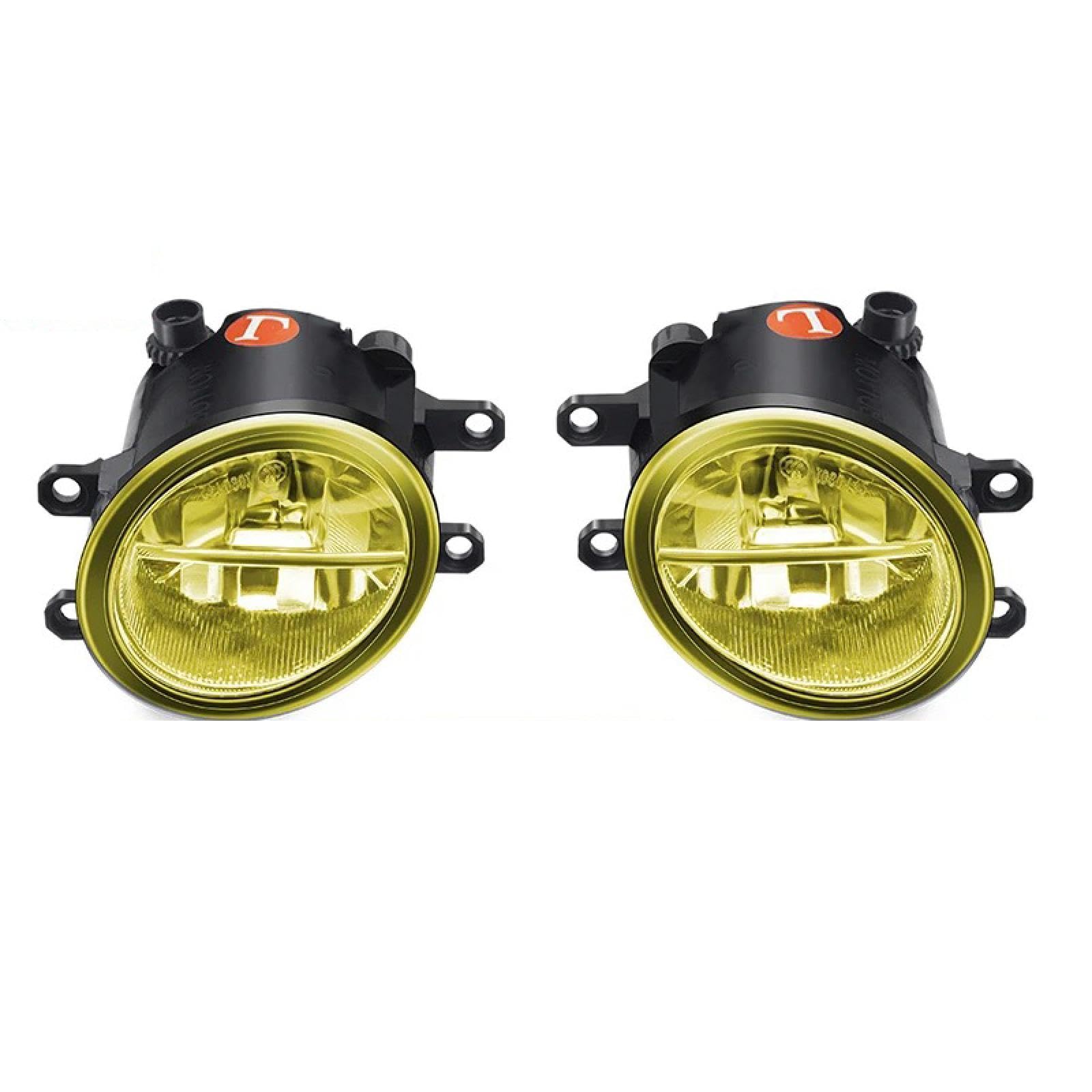 Mistlampen 2 X Lewe + Prawe światło przeciwmgielne samochodu Dla Yaris (_P9_) Hatchback 2005-2014 30W LED DRL Przeciwmgielne światło do jazdy dziennej H11 12V