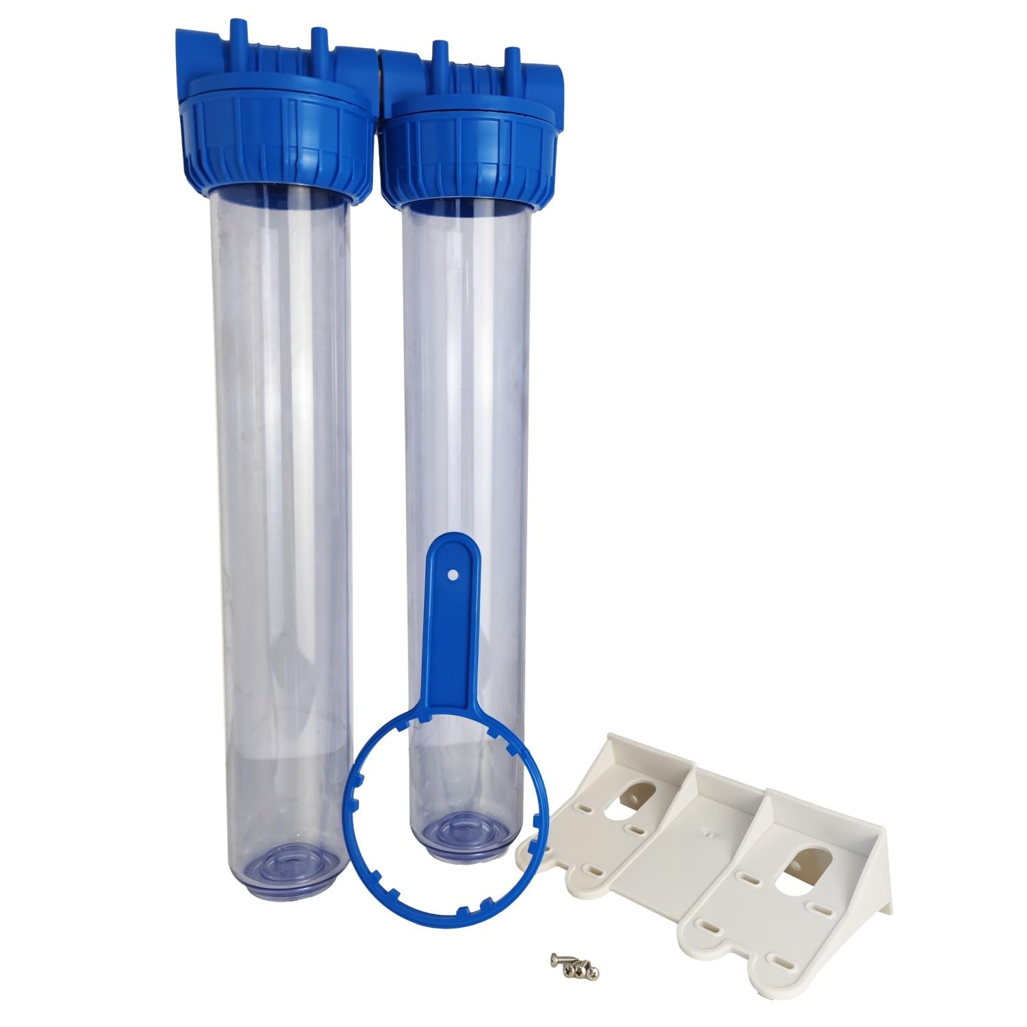 Portafiltro De Agua Doble 20" Inserto Latón 20/27 F 3/4"