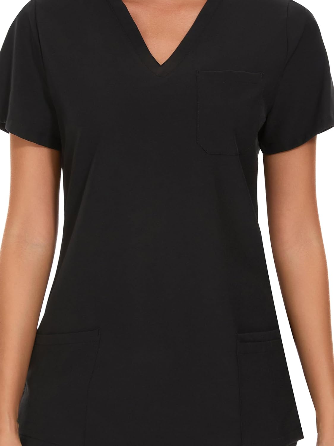 COZYFIT Scrubs for Women Set - Stretch V-Neck Scrub Top & Jogger Pant with 8 Pockets COZY SCRUBS