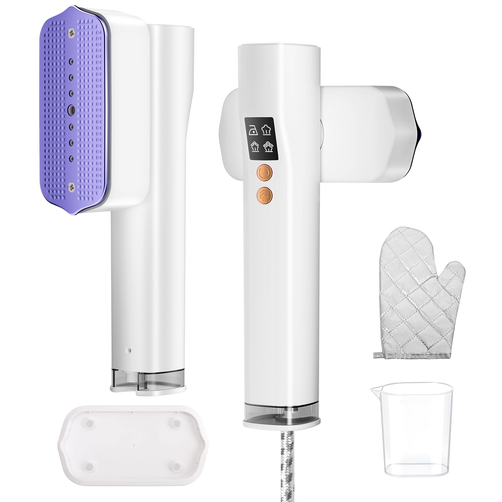 ZStarlite Travel Steamer for Clothes,100-240V Dual Voltage Clothes Steamer,2 in 1 1200W Handheld Garment Steamer Clothing,4 Modes