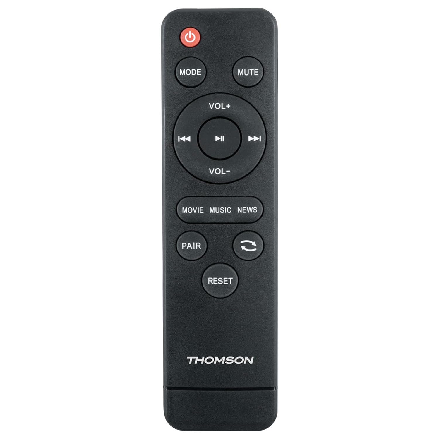 THOMSON SB180BT Soundbar - 120W de Potencia Musical Total - Bluetooth 5.3 - Entrada Óptica y AUX - Reproducción USB - Pantalla Digital - Montaje en Pared - Control Remoto - Ajustes de Agudos y Bajos