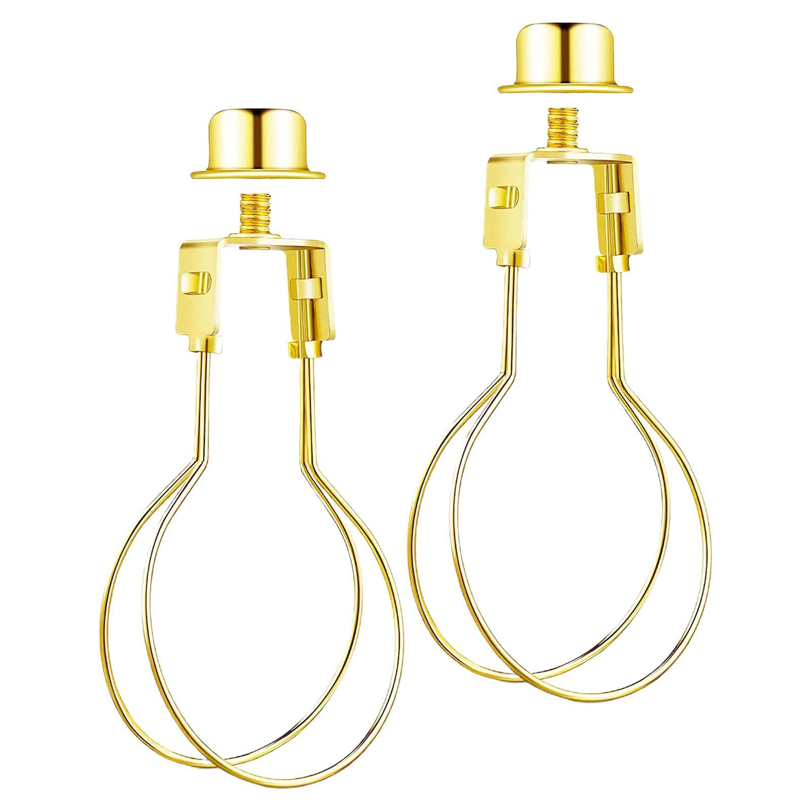 Lamp Shade Lights Bulb Adapter Clip, with Shade Attaching Finial Top Gold|Home & Garden | Lamps, Lighting & Ceiling Fans | Lamp Shades| Lamp Shades-image-14