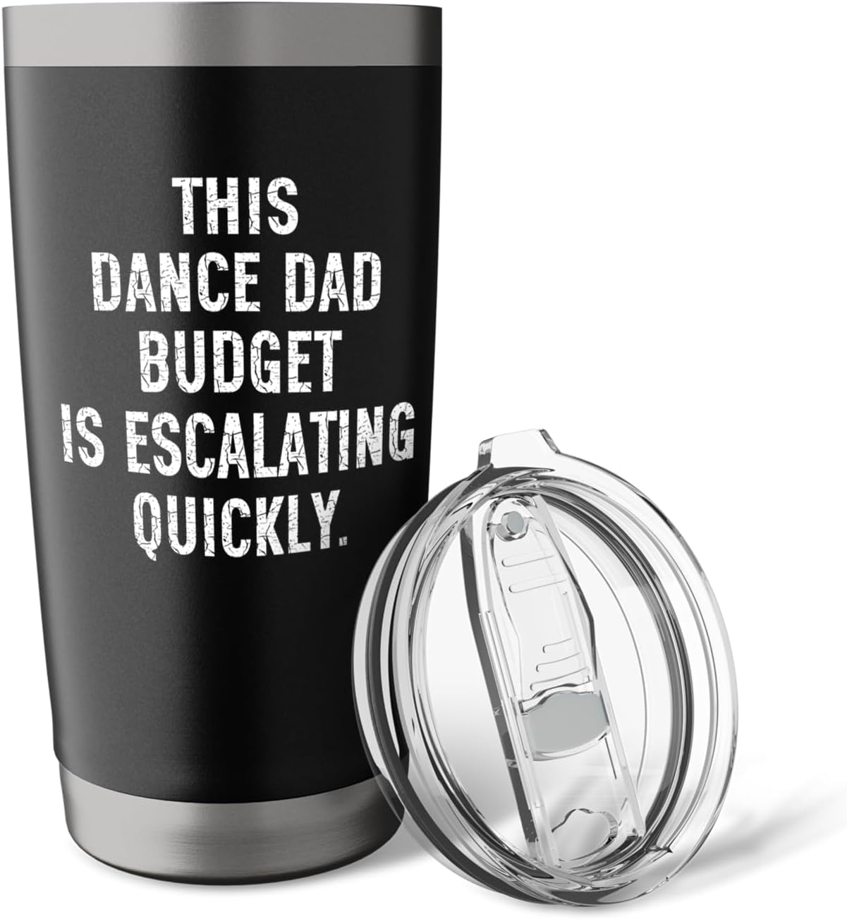 This Dance Dad Budget Escalated Quickly Stainless Steel Insulated Tumbler image 5