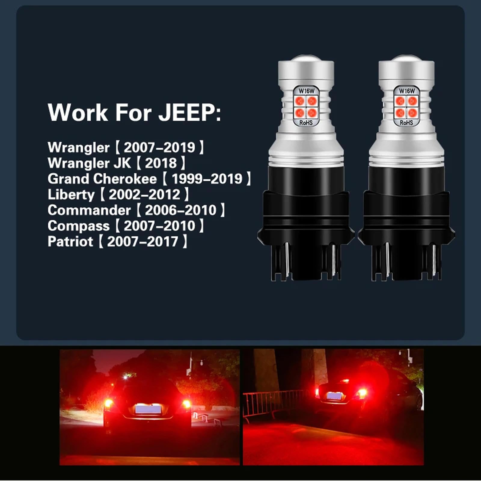 wrangler JK LEDブレーキライト コネクタ付き 黒色 Amazon.co.jp: IBLUON 2x LED ブレーキライト Blub 3157 3057 T25 P27