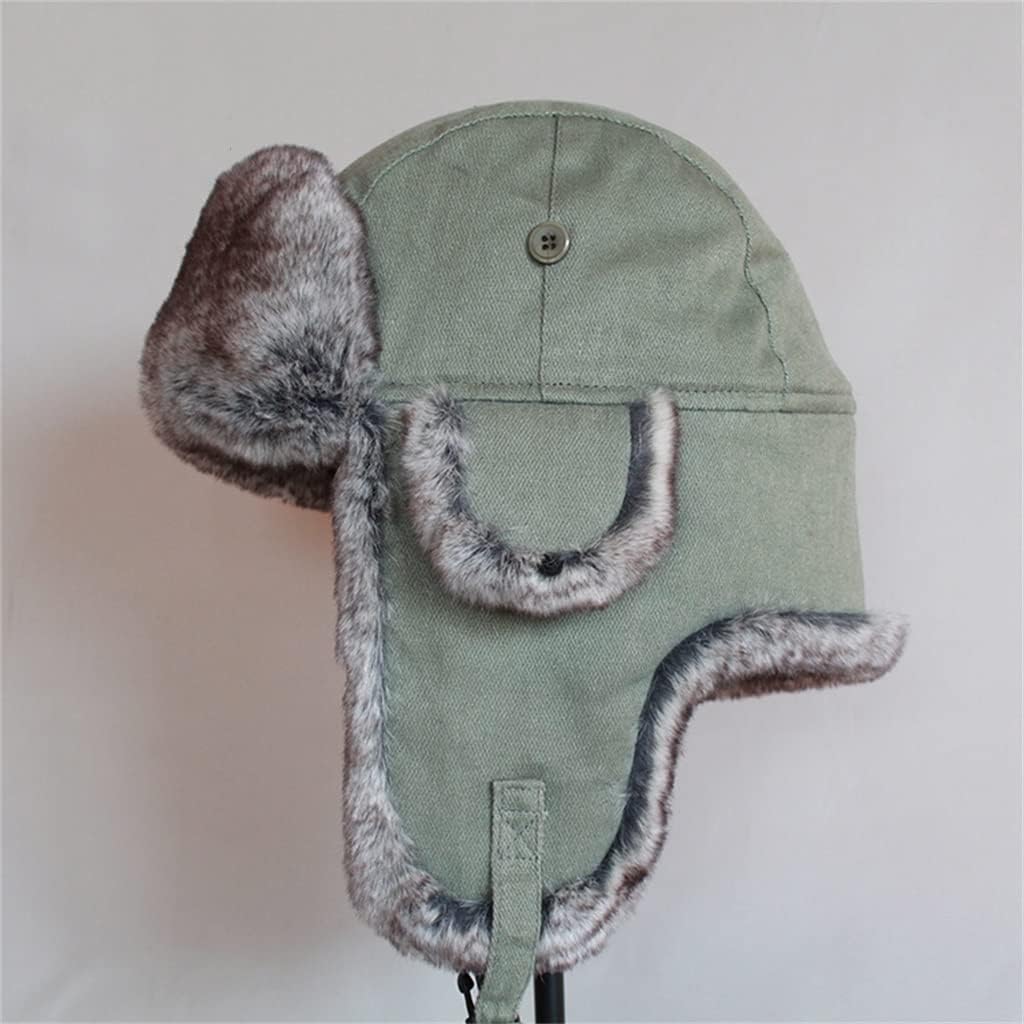 Thunderhead Cap Men and Women Winter Riding Ear Protection Retro Warm Thickened Ski Hat