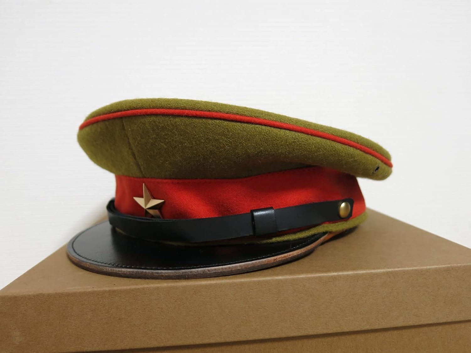 即決 大号 日本陸軍 将校准士官略帽(精密複製)/日本軍