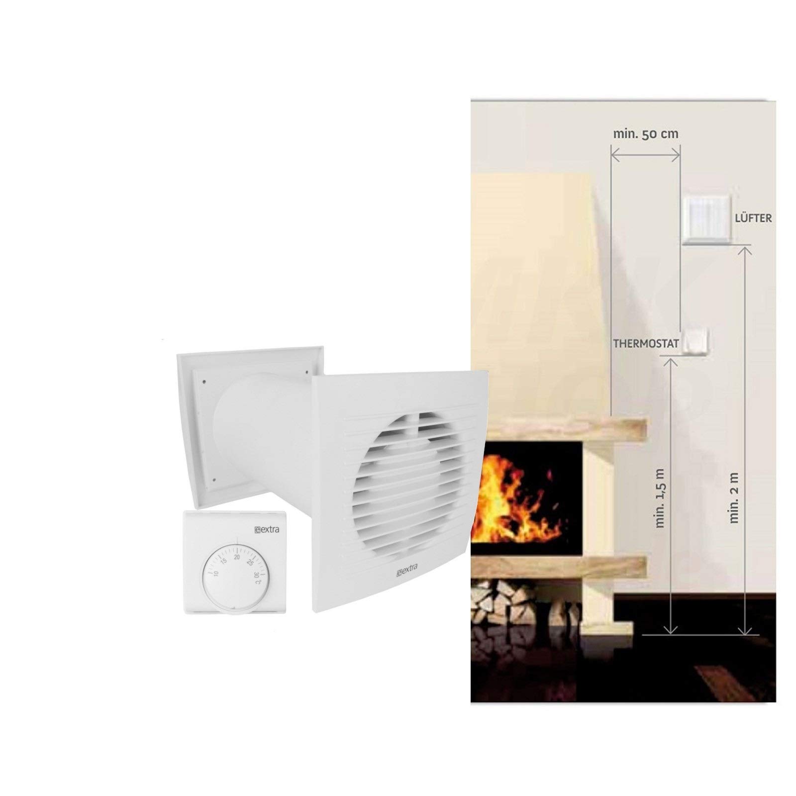 VONLIS® - Termoventilatore da parete