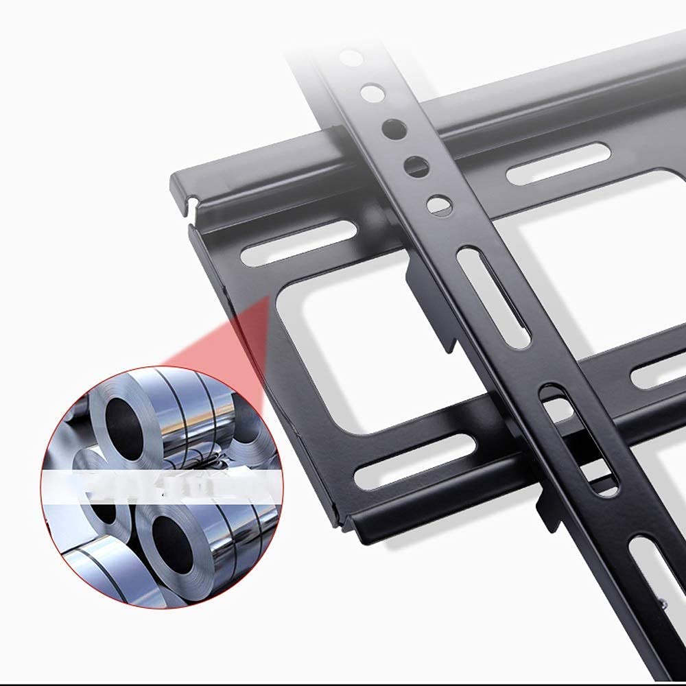 Supporto da parete per TV in acciaio laminato a freddo, staffa regolabile per TV da 32 a 65 pollici, facile installazione e supporto sicuro per una visione ottimale