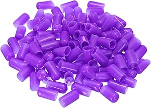 Uxcell 5pcs Rubber End Caps 40mm 1.6 Inch  ID Vinyl PVC Round Tube Bolt Cap Cover Screw Thread Protectors Light Gray - View #3