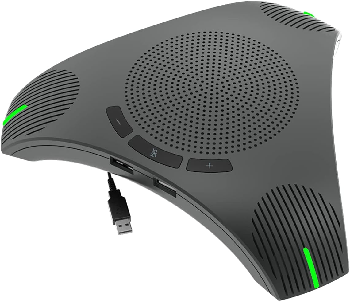 Octopus Speaker & Conference Call Microphone Omnidirectional Microphone 360° Plug and Play USB for Meeting Room or Office from Home Office