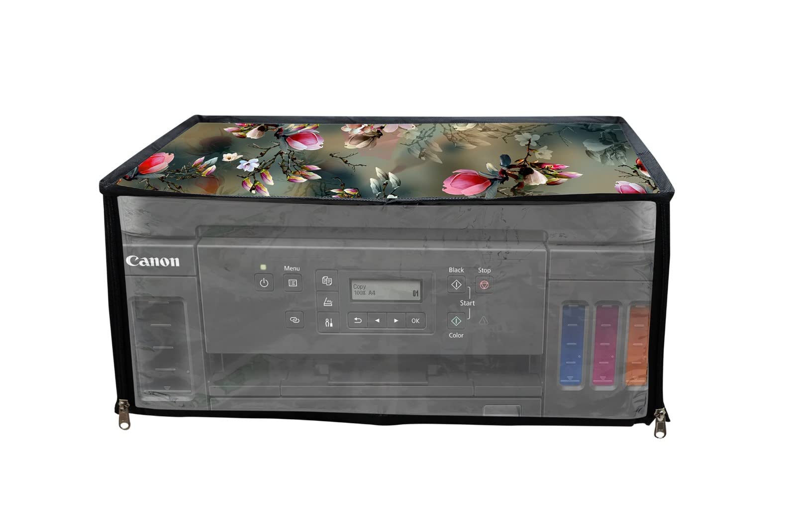 Beautiful Printed Waterproof & Dust proof Printer Cover for Canon Pixma G6070 All in One Printer-Green Color (B0C71Q3KY8) Amazon Price History, Amazon Price Tracker