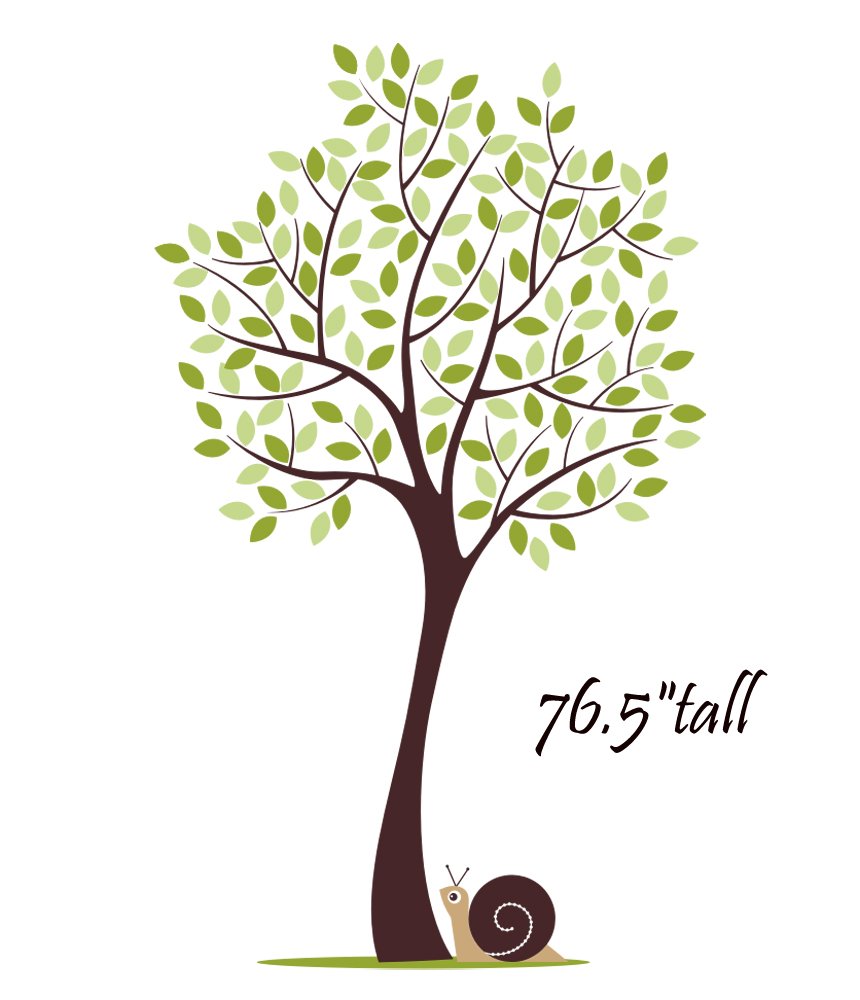 Large Tree Wall Decal for Nursery Baby Girls Boys Kids