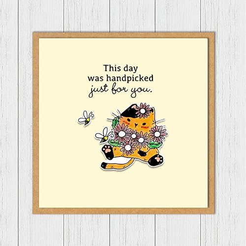 Miniatura 3 de Sellos y troqueles de flores para hacer tarjetas, sellos transparentes de flores y troqueles de corte, troqueles de corte de animales, palabras de