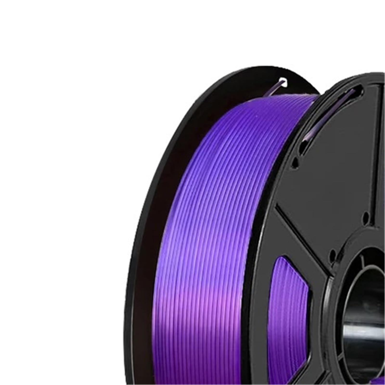 Compatible con filamento PLA genérico | Recambios envasados ​​al vacío rojo violeta seda 1,75 mm 250 g 500 g 1 kg(PLA silk purple C)