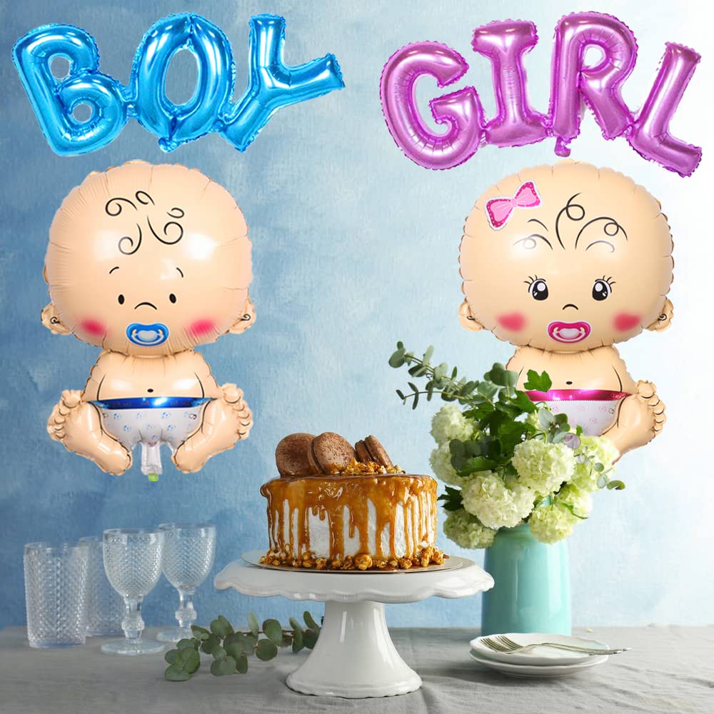 Gender Reveal Ballon Mädchen ROSA - Hey Party