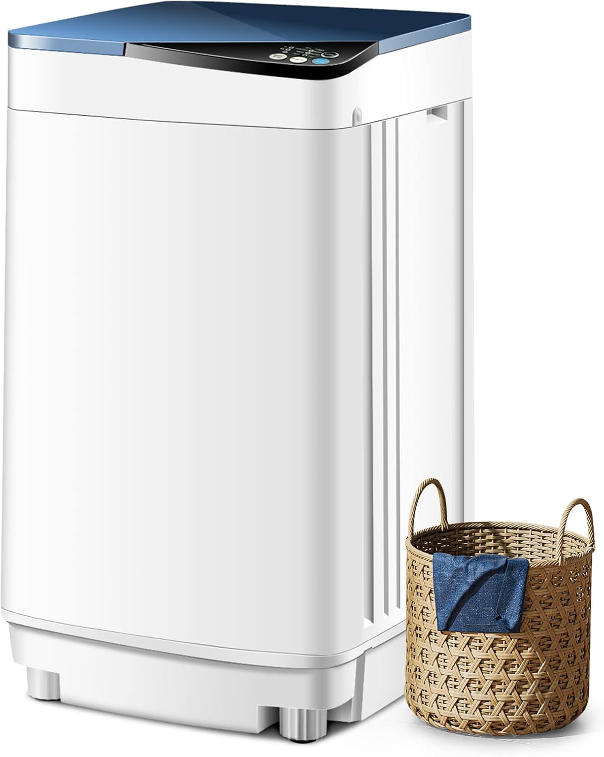 COSTWAY Portable Washing Machine, 7.7lbs Capacity Compact