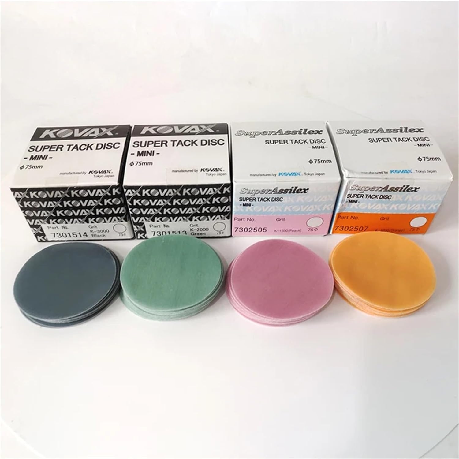 50 Pack 3 Inch 75mm Round Self-Adhesive Flocking Dry Sandpaper, Premium Sanding Discs for Car Paint Finish Polishing(1200 Grit 50 pcs)