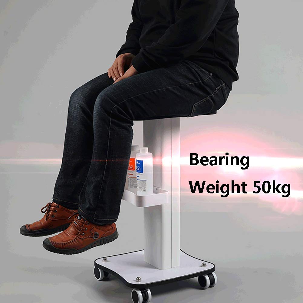 Carrelli Mobili, Carrello per Uso Domestico Carrello Strumento Di Bellezza in Acciaio Rotolamento con Vassoio Di Stoccaggio, Attrezzature Mediche Di Qualità Commerciale Trolleysmall Staffa De