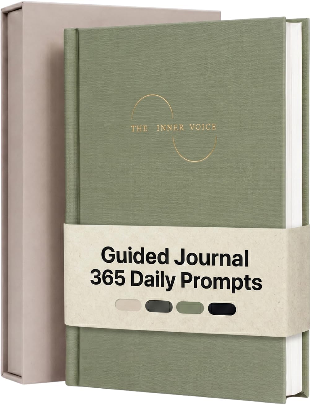 THE INNER VOICE Guided Journal for Women & Men, 365 Prompts for Self Care