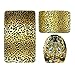 Bluelover Bx-255 Bathroom3 Pièce Anti-Dérapante Siège De Toilette Tiger Leopard Stripes Tapis Tabouret Mat-3