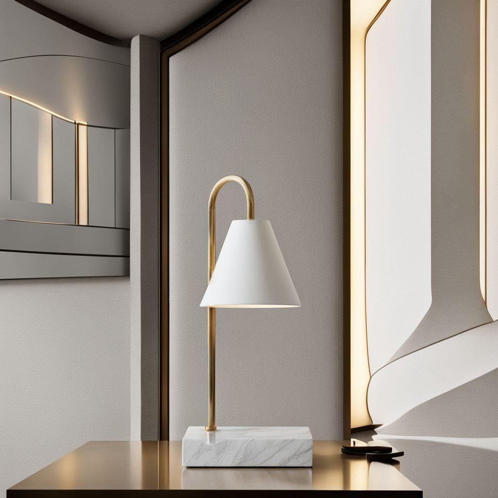 大理石デザインキャンドルウォーマー タイマー 無段階調光