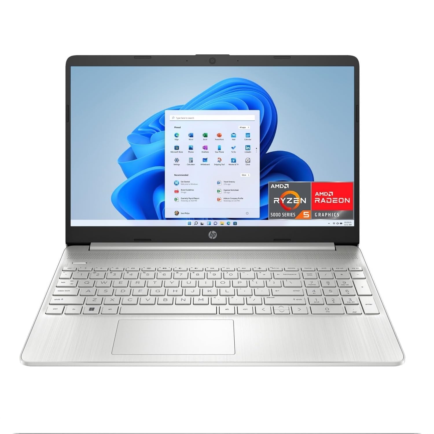 HP Laptop 15s-eq3000sl, AMD Ryzen 5 5625U, RAM 8GB DDR4, SSD