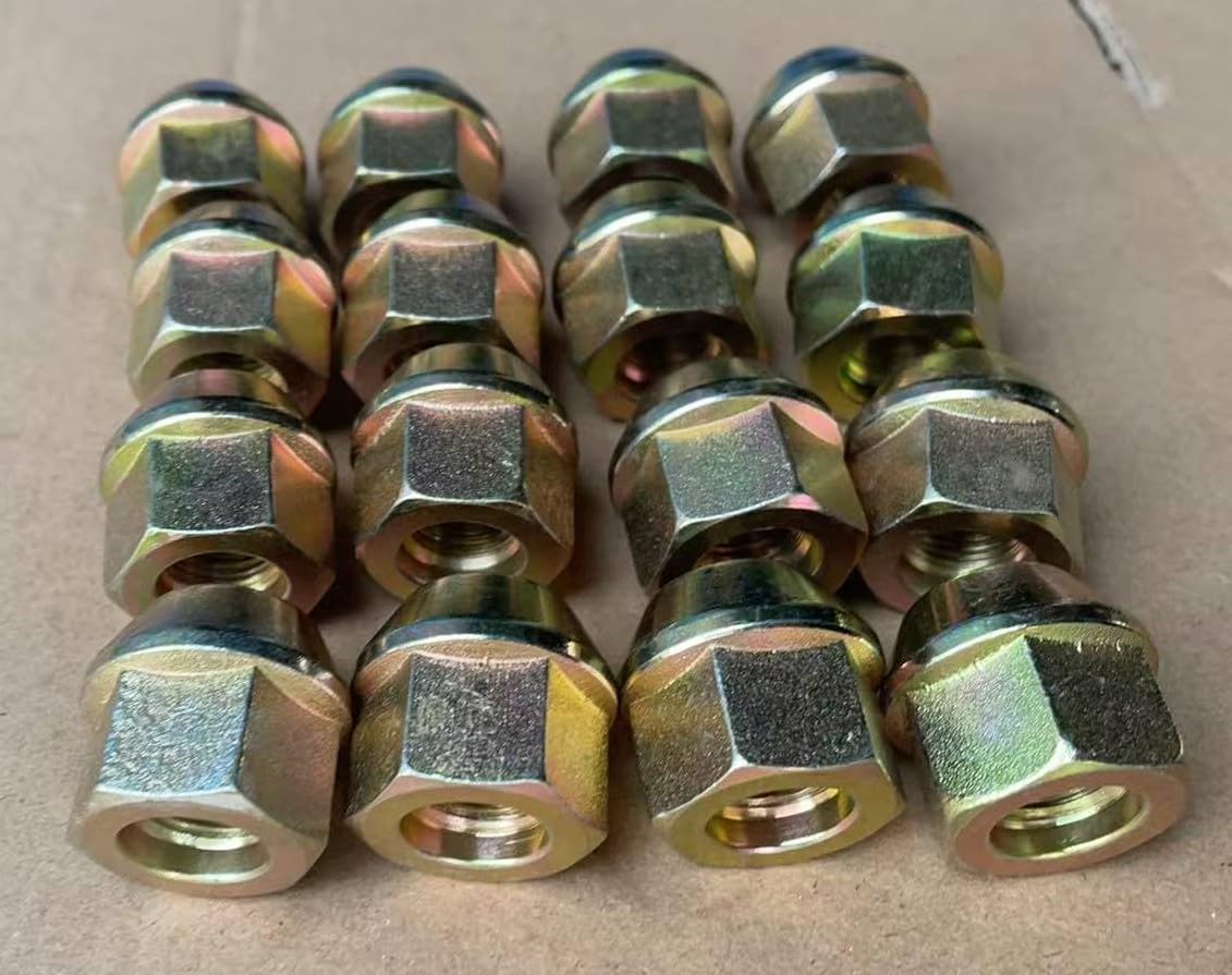 16pcs Factory Style 9/16-18 Open Design Bulge Wheel Lug Nuts 611-162 Replacement for 1994-2010 Dodge Ram 2500 3500 SRW & 2007-2009 Ram 1500