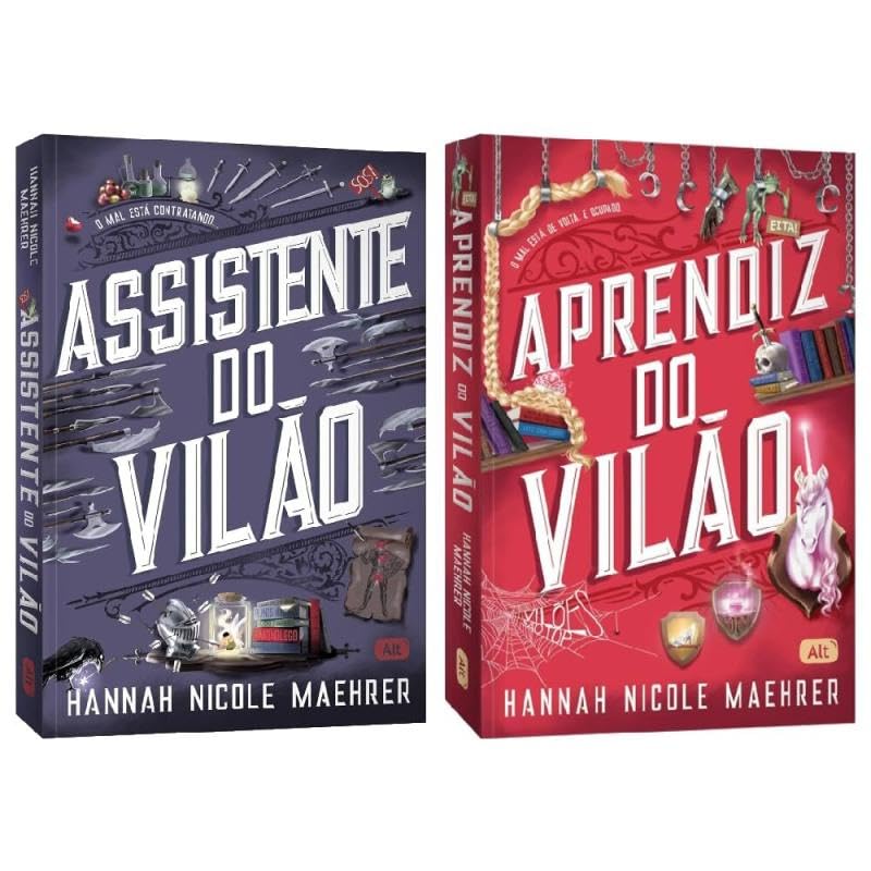 Livros de Hannah Nicole Maehrer Assistente do Vilão + Aprendiz do Vilão