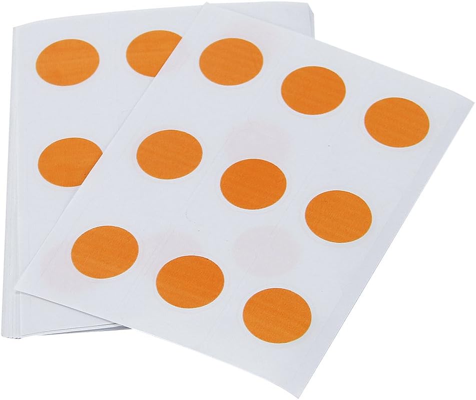 Prelaminated 3/4" Dots - 1"H x 1-1/2"W - 207/Pkg (Fluorescent Orange)…