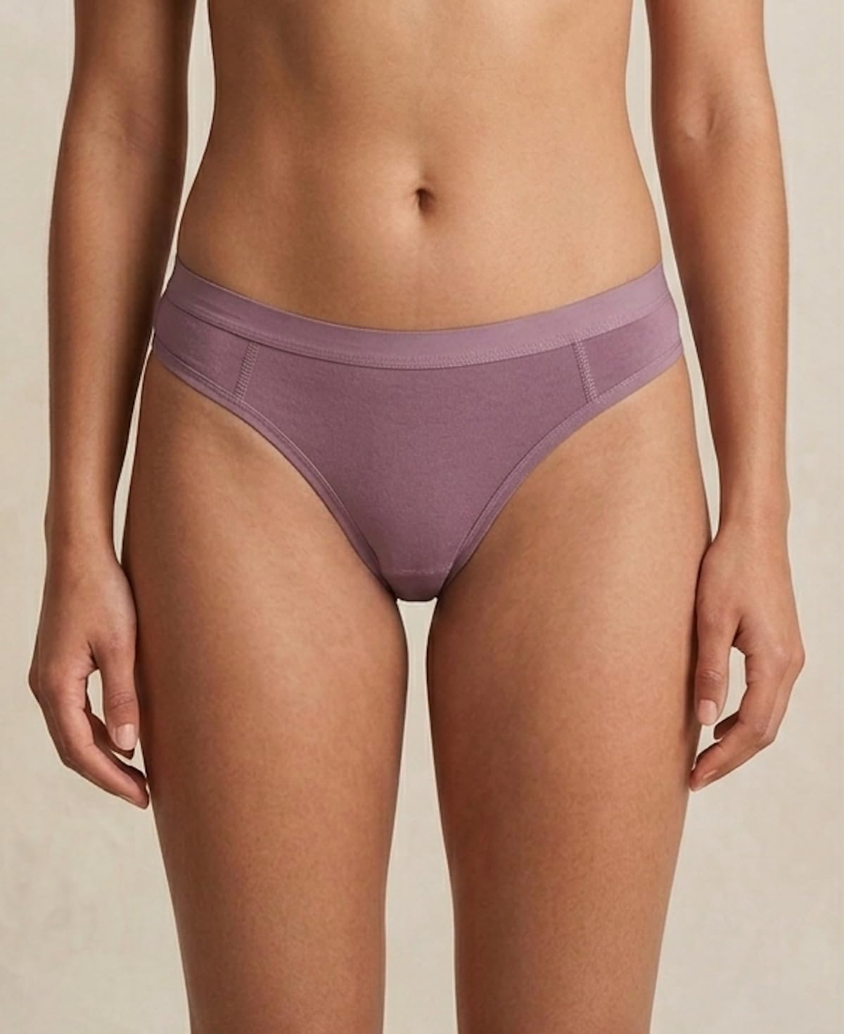 Women Cotton No Show Back Thong Panties for Everyday Wearing,Colour-Pink-image-28