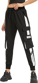 Black Cargo Pants for Women Straight Hip-hop and Thin Casual Techwear Women Baggy Pants
