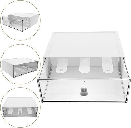 Miniatura 4 de MAGICLULU Caja de almacenamiento de escritorio Cajones de plástico Cajones de almacenamiento de plástico Cajón de escritorio Suministro para el